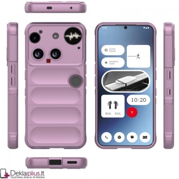 Magic Shield guminis dėklas su kameros apsauga - violetinis (Nothing Phone 3) Magic Shield guminis dėklas su kameros apsauga - violetinis (Nothing Phone 3)
